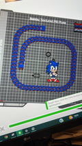 Sonic hype chain design preview with red and blue links